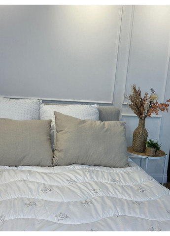 Ковдра євро стьобана Soft Лебяжий пух 21426 200x220 см біла Viluta (364108277)