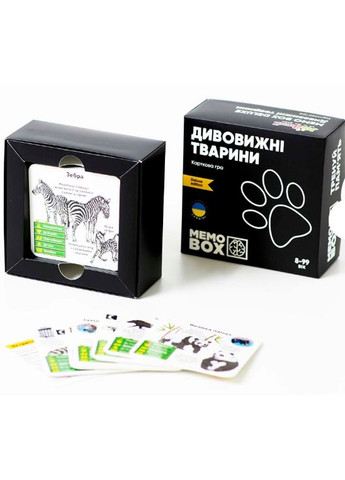 Настільна гра MemoBox Deluxe Дивовижні тварини MBD106 JoyBand (362314937)