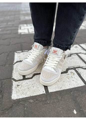 КРОСІВКИ ЖІНОЧІ ADIDAS FORUM 84 LOW PREMIUM BEIGE V2 АДІДАС ФОРУМ 84 No Brand бежеві демісезони (367172313)