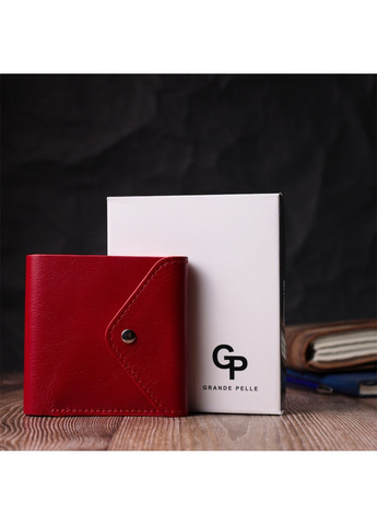 Жіночий шкіряний гаманець 10,5х10х1,5 см Grande Pelle (288048755)
