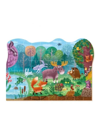 Дитячий пазл "Чудо-звірі в лісі" DoDo, 60 ел. 300375 DoDo Toys (392269086)