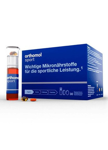 Витамины Sport (питьевая суспензия таблетки капсулы) курс на 30 дней Orthomol (280265875)