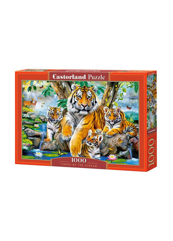 Пазл "Тигры у ручья", 1000 шт (C104413) Castorland (290841435)