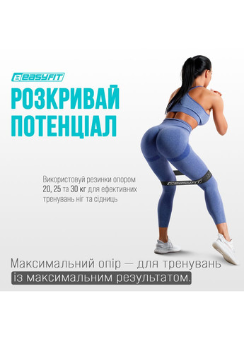 Резинки для фитнеса набор 7 шт EasyFit (364201060)