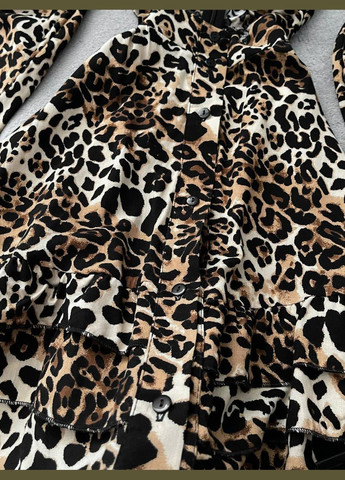 Світло-коричнева сукня з турецького натурального штабелю. легка літня сукня No Brand