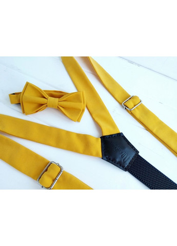 Подтяжки желтые с бабочкой Major Style (357206602)