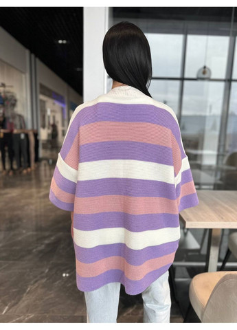 Жіночий кардиган з широкими смугами No Brand (368668633)