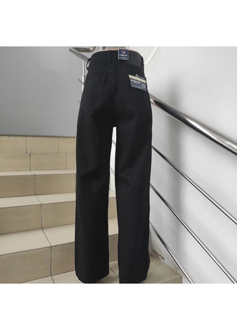 Черные джинсы мужские широкие baggy стрейч плотные черные No Brand