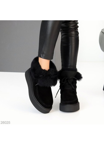 Зимние зимние ботинки fansi No Brand из натуральной замши