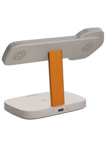 Зарядний пристрій wireless charger HEXAGON WCS-310 3in1 LightGrey/Orange (CNS-WCS310LGOR) Canyon wireless charger HEXAGON WCS-310 3in1 LightGrey/Or (370020395)