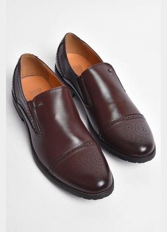 Туфлі чоловічі коричневого кольору Let's Shop (289456971)