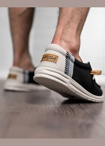 Чоловічі лофери Кордура чорні No Brand (340271839)