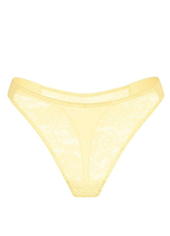 Женские трусики Victoria’s Secret Bling Lacie Logo Scoop XS желтые Victoria's Secret (363021553)