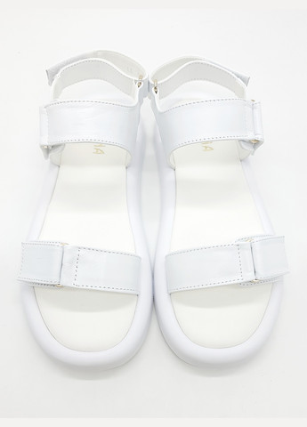 Белые босоножки женские белые кожаные te-18-15 24,5 см (р) Teona