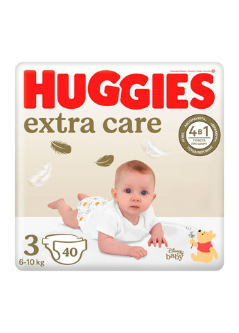 Підгузки Huggies extra care size 3 (6-10 кг) 40 шт (268144271)