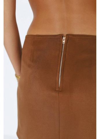 Жіноча спідниця міні із штучної замші MonCher (363849273)