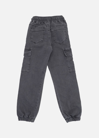 Серые демисезонные джогеры джинсовые для мальчика цвет серый цб-00254802 Yuki