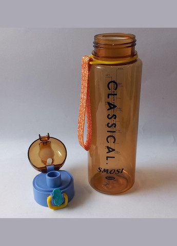 Бутылка с фильтром Classical пластиковая объем 800мл оранжевый No Brand (300079550)