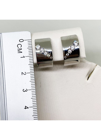 Сережки срібні з фіанітом " " 5,71 г Велес (369737512)