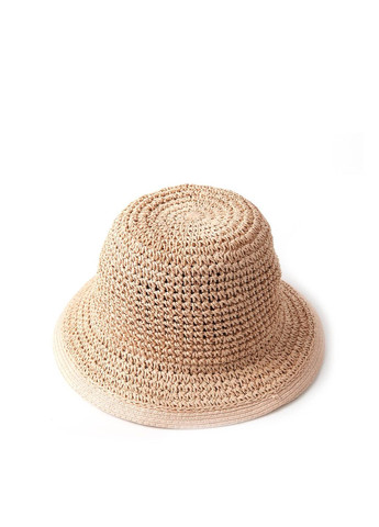 Шляпа с маленькими полями женская бумага розовая CORA LuckyLOOK 376-411 (289478378)