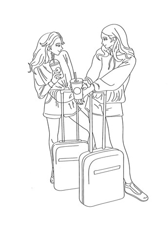 Книга Раскраска для девочек. Яркие путешествия Vivat (329445628)