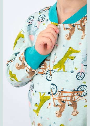 Блакитна комбінезон-спальник для хлопчика (p-11885) Носи своє