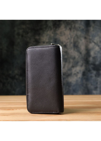 Практичный женский кошелек на одно отделение из зернистой натуральной кожи 20863_1 (3622 nero) Tony Perotti (361659688)