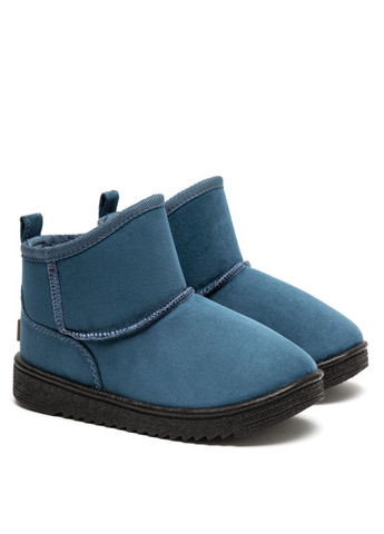 Голубые угги детские укороченые brook синие Oldcom