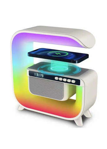 Акумуляторний нічник G-Smart G3 mini RGB з Bluetooth колонкою та зарядкою для телефону No Brand (331639495)