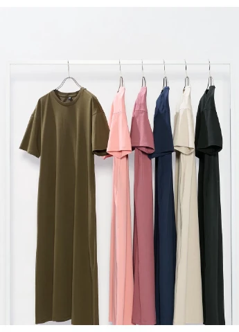 Бежевое платье airism (474062) Uniqlo