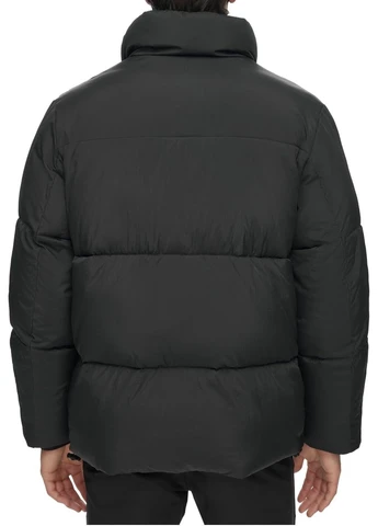 Черный демисезонный Пуховик DKNY