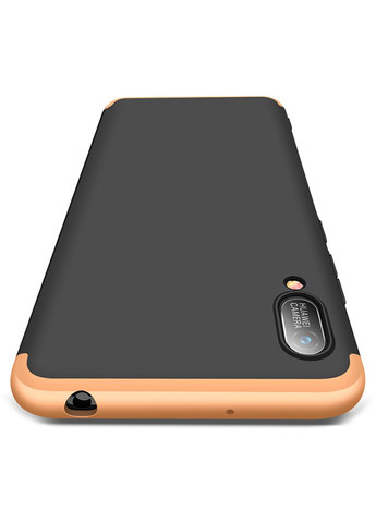 Чехол-накладка 3 in 1 Hard PC Case Huawei Y6 2019 Gold/Black GKK (301780621)