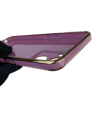 Чохол для A77s (4G) глянцевий з кільцем MagSafe із золотою окантовкою на оппо а77с 4г чорничний gs1 Oppo (366229127)