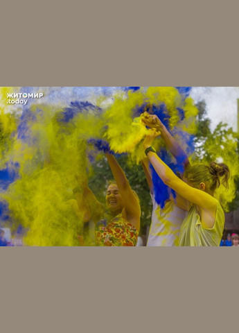 Синяя Краска Холи Гулал, 1 кг, сухая порошковая краска для фестивалей, флешмобов, фотосессий, на вес от 1 кг No Brand (332785784)