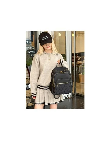 Рюкзак жіночий міський нейлон чорний 9 л No Brand (398969609)