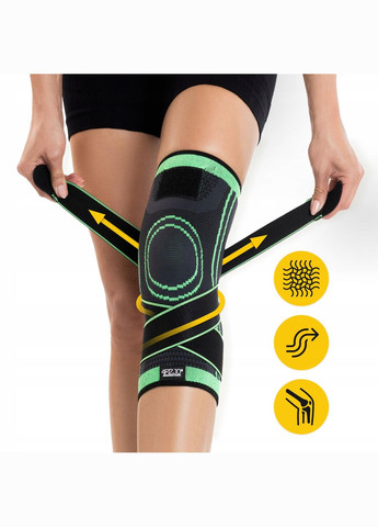 Фиксатор (бандаж) для колена 1 шт Size M (P-5907739317780) 4FIZJO (301671749)