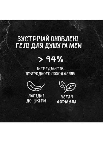 Гель для душу з ароматом гуарани і женшеню Men Sport Energy Boost 750ml (920424-41356) Fa (368648586)