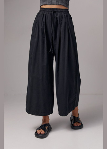 Женские брюки-кюлоты на резинке 21510 Lurex (292252915)