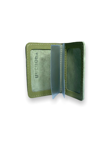 Обложка для паспорта ID паспорта документов кожа ручная работа 4 отдела разм 10.5х8х0.5см оливковый BagWay (285814940)