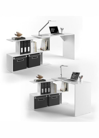 Стол компьютерный угловой Alma 1200x770x500 Бетон (id27-0000-41-beton) Forte (311951656)