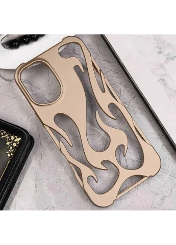 Чехол TPU WinFire для iPhone 12 Pro Max / 13 Pro Max / 14 Plus / 15 Plus 6.7" Золотой No Brand (403022545)