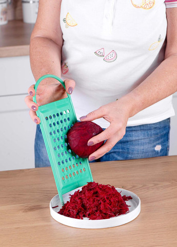 Терка пластикова кормова для овочів, коренеплодів (буряків) та фруктів Kitchette (360801577)