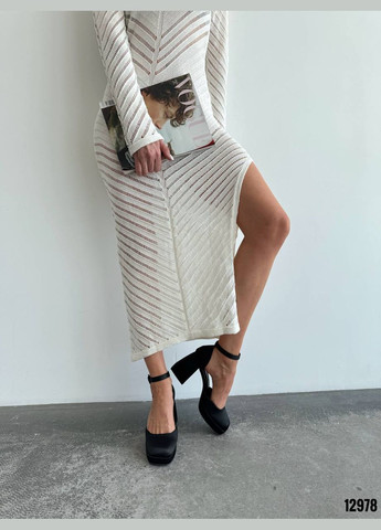 No Brand Атласные туфли "Velvet Night" на каблуке | 36–40 черный з, — (332608019)