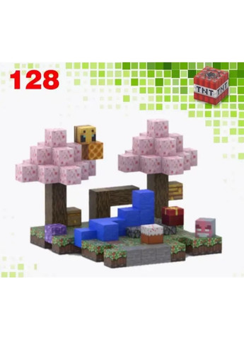 Магнитный конструктор для детей Magnetic Cube Вечеринка с сакурами 128 деталей (2104618679) No Brand (357209791)