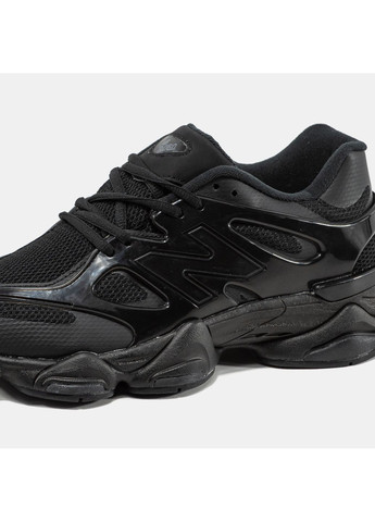 Чорні Осінні кросівки чоловічі new balance 9060 black | нью беланс 9060 чорні No Brand