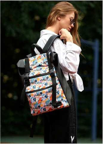 Женский рюкзак RollTop One с принтом "LIGHT II" Sambag (302518991)