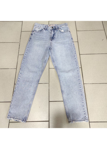 Жіночі блакитні джинси котон МОМ No Brand - (363053870)