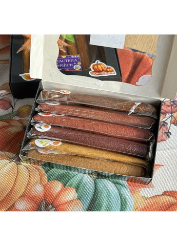 Осінній набір пастили “Гарбузова насолода” — 7 смаків, 120 г, подарунковий сет No Brand (365435148)