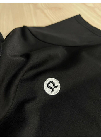 Футболка женская A-N 26048 базовая средняя длина классическая вышивка омега No Brand - (331328996)