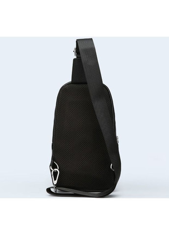 Кожаная сумка-бананка Feidikabolo нагрудная для мужчин черная барсетка кроссбоди из натуральной кожи ProDobro (363222581)